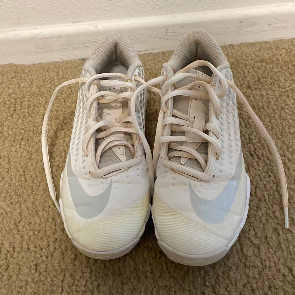 Kid’s Baseball Cleats-WHITE